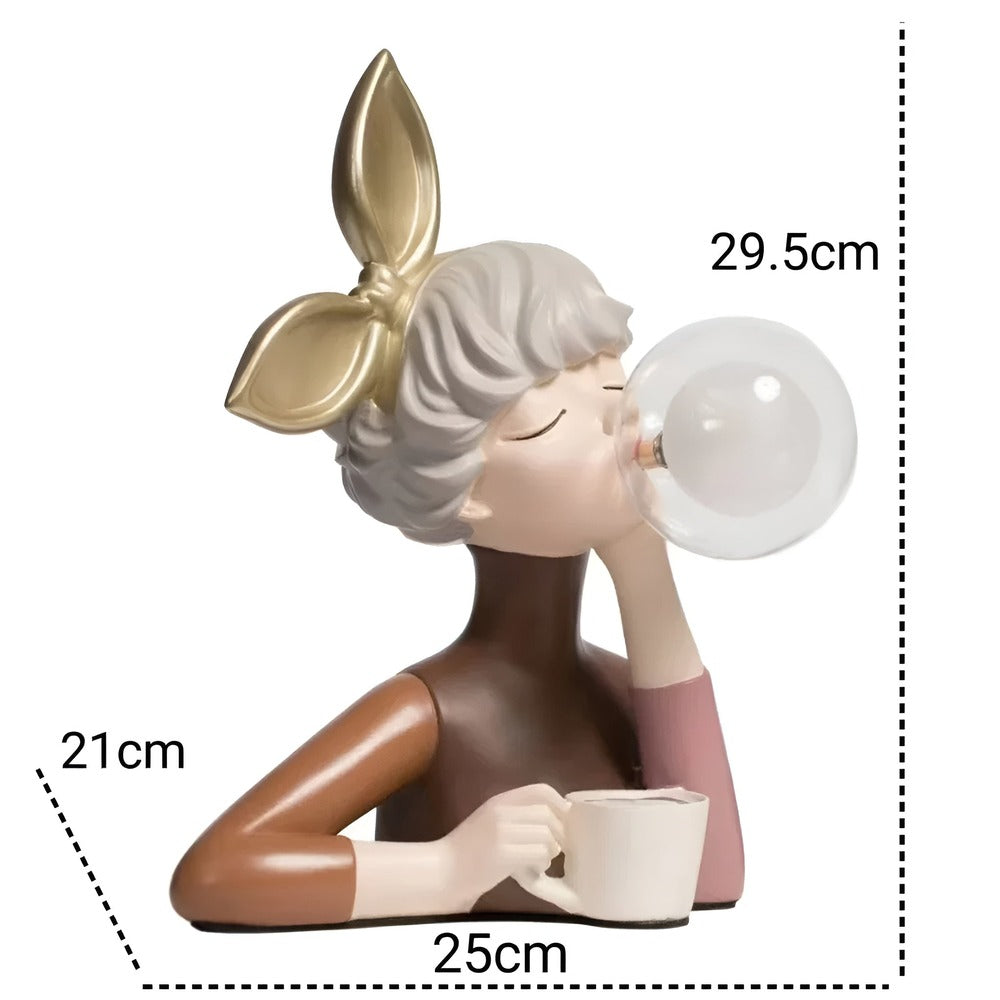 Figur bordlampe med eventyrdesign – magisk LED belysning
