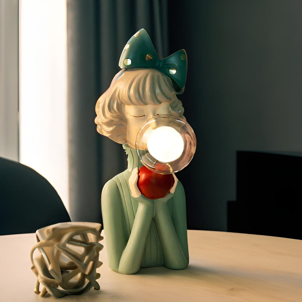 Figur bordlampe med eventyrdesign – magisk LED belysning