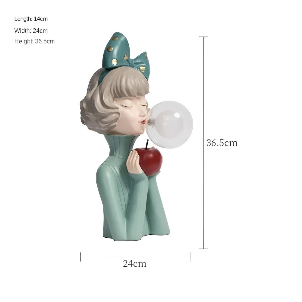 Figur bordlampe med eventyrdesign – magisk LED belysning