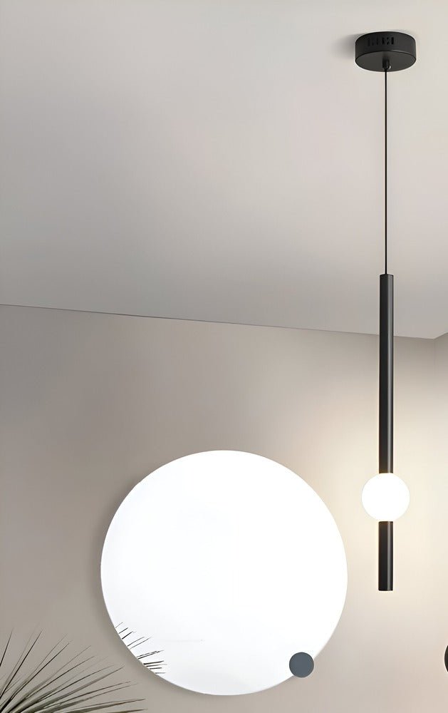 Lineær geometrisk LED-pendellampe