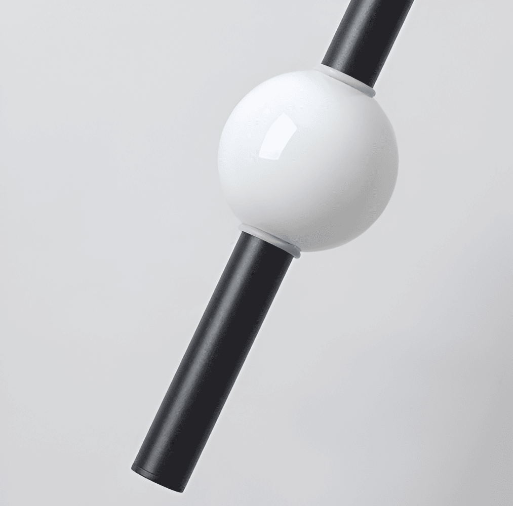 Lineær geometrisk LED-pendellampe