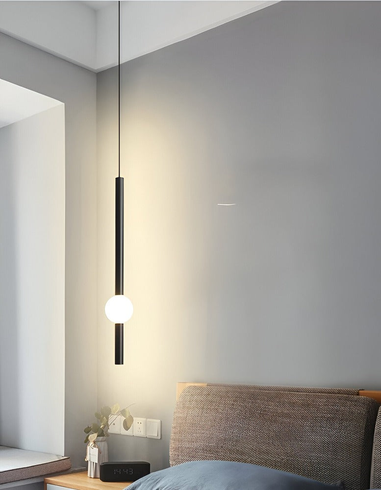 Lineær geometrisk LED-pendellampe