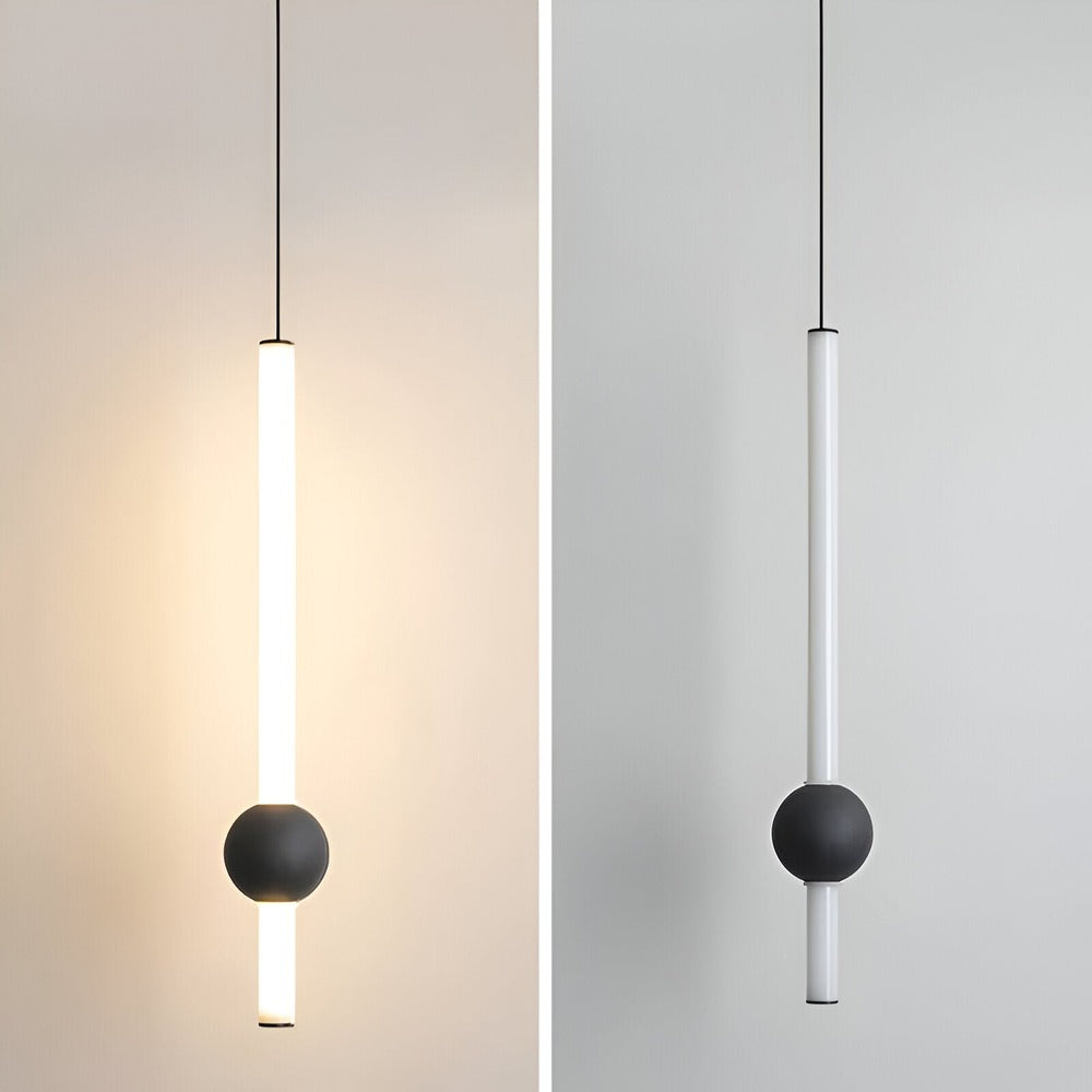 Lineær geometrisk LED-pendellampe