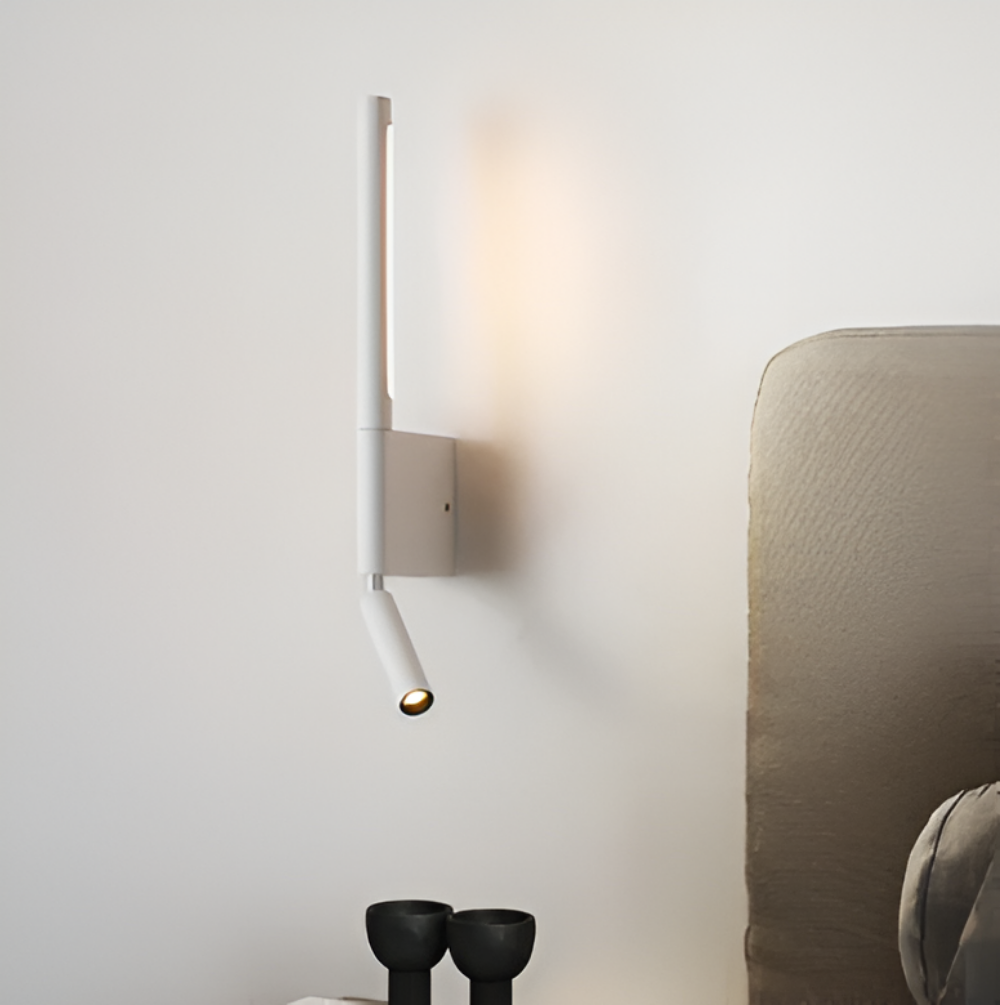 Flexora Beam Væglampe – Minimalistisk LED Væglampe i Aluminium med 330° Rotation