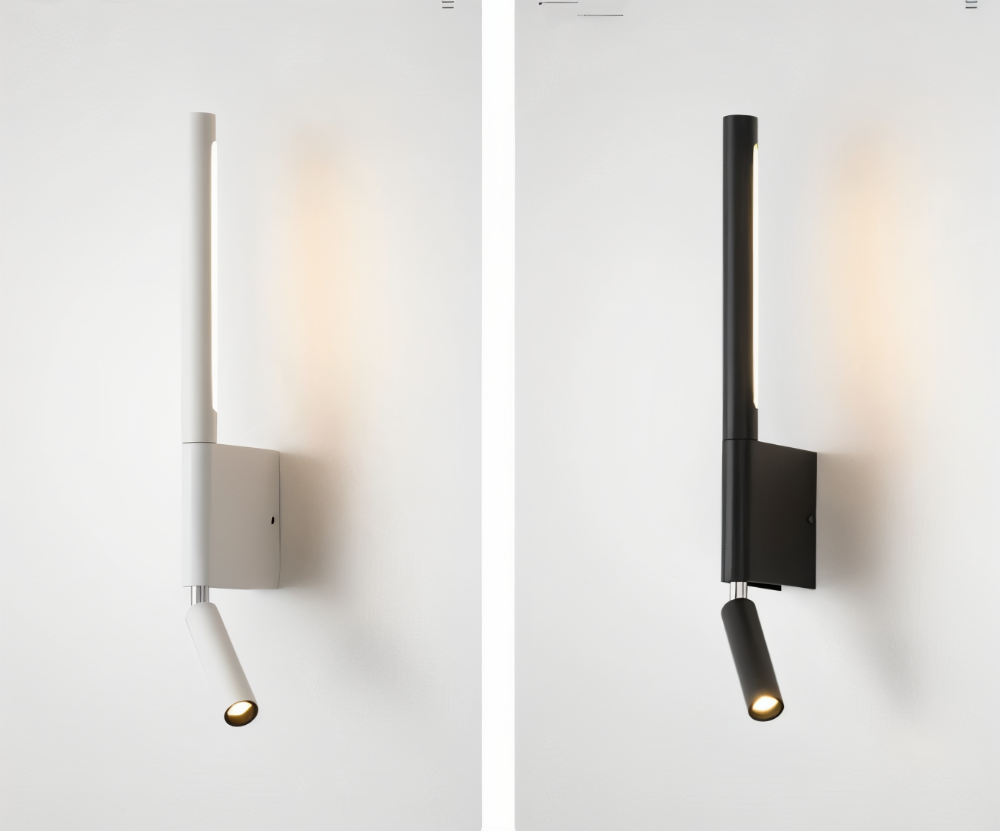 Flexora Beam Væglampe – Minimalistisk LED Væglampe i Aluminium med 330° Rotation