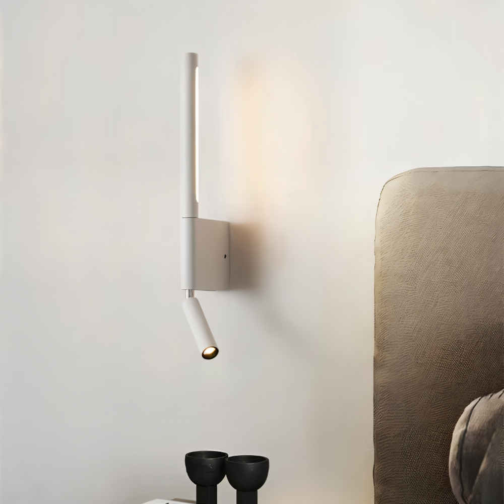 Flexora Beam Væglampe – Minimalistisk LED Væglampe i Aluminium med 330° Rotation