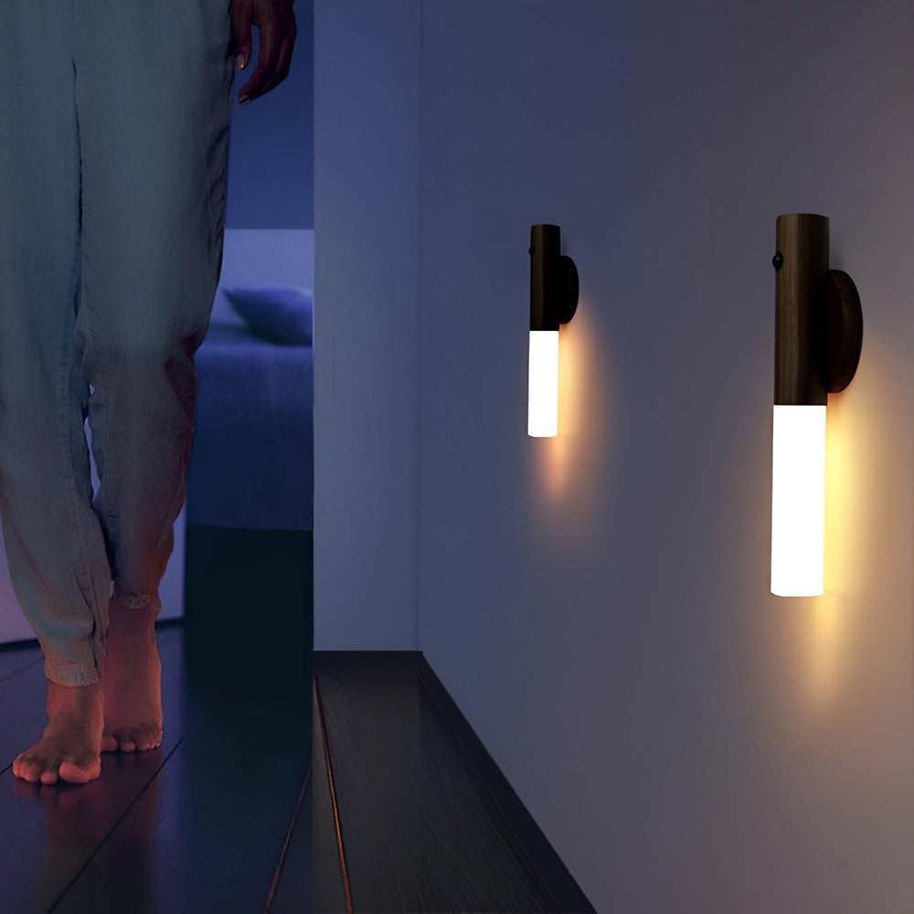 MagnaGlow Væglampe – Trådløs LED Lampe med Magnetisk Bevægelsessensor