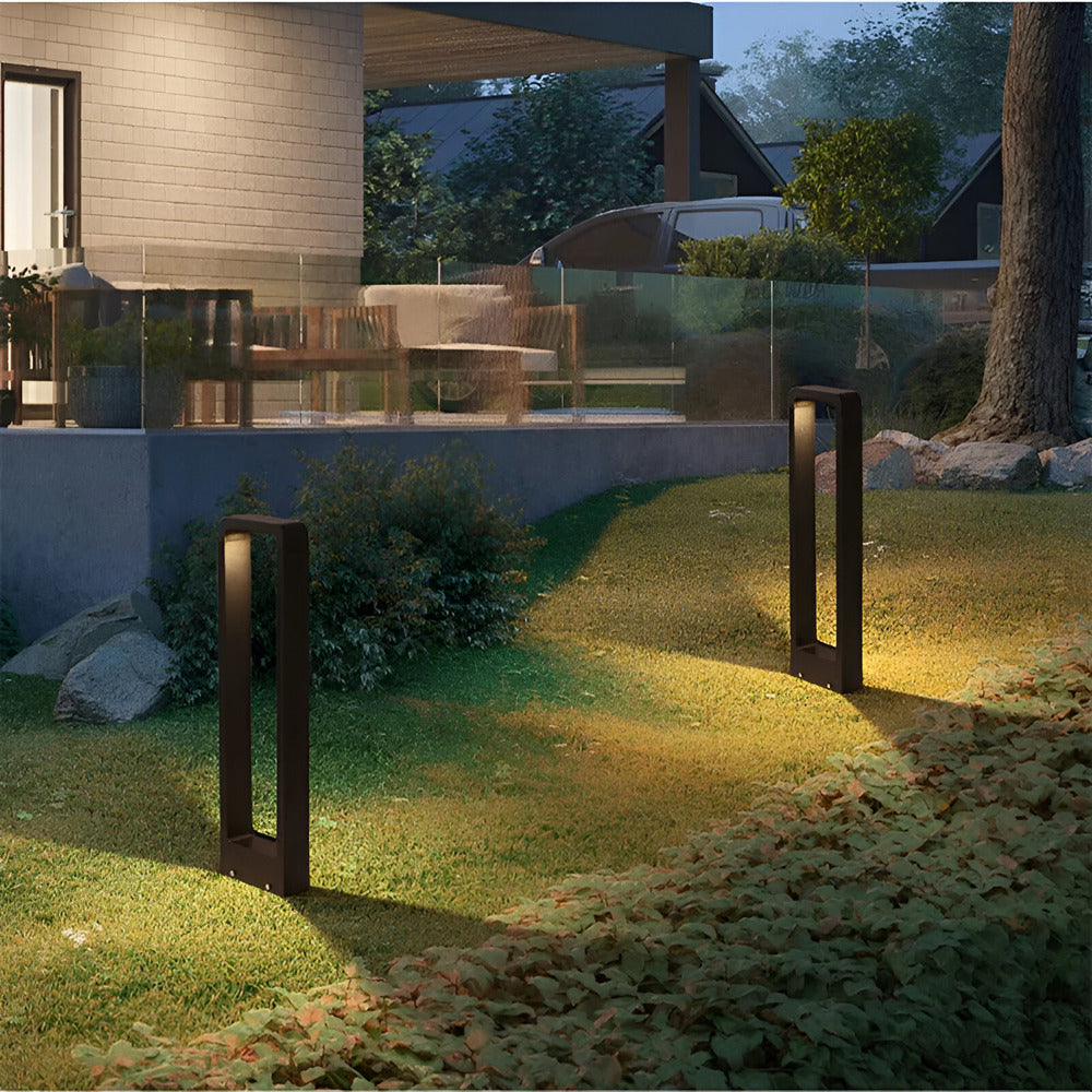Pathora Beam – Modern LED Trädgårdslampa i Svart Design (30/60/80 cm)