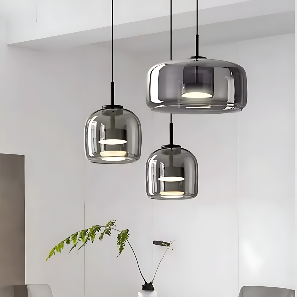 EcoGlow Pendel – Moderne Glaspendellampe med Tidløs Elegance