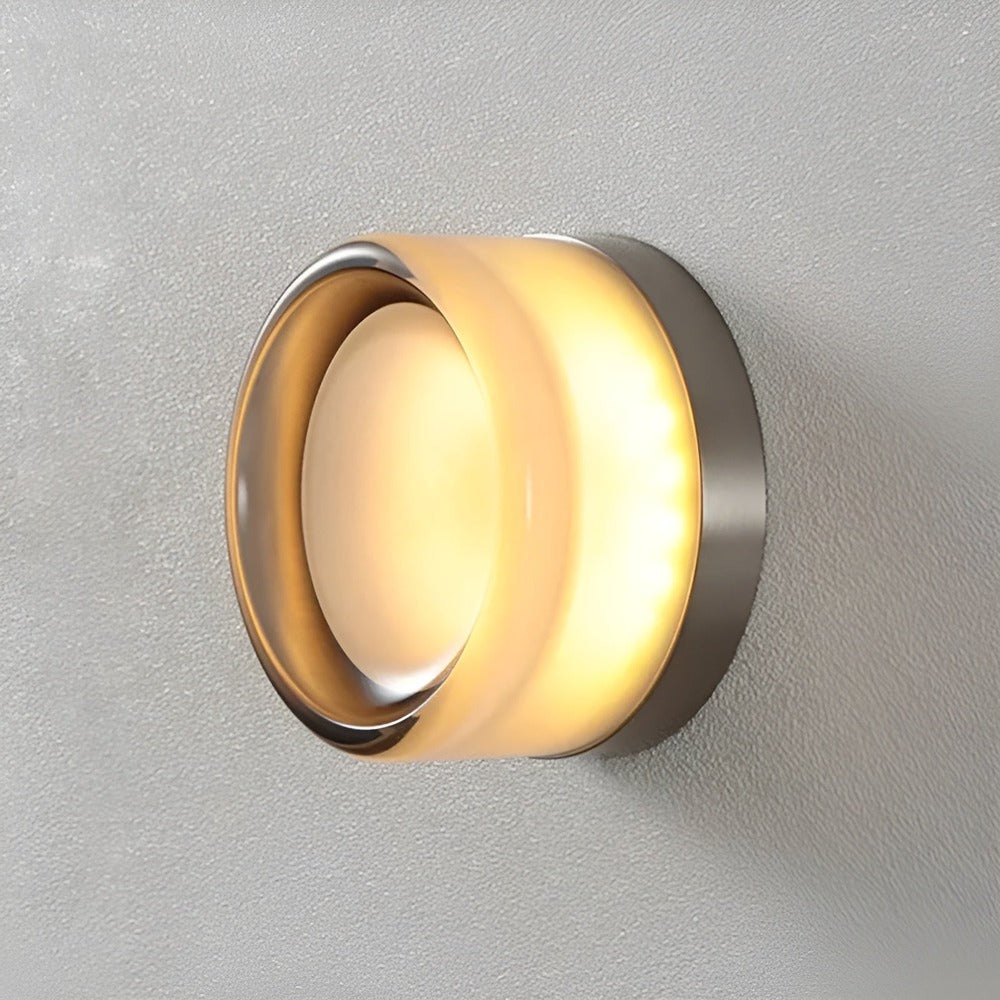 Geliora – Elegant Nordisk Væglampe i Glas med LED-lys
