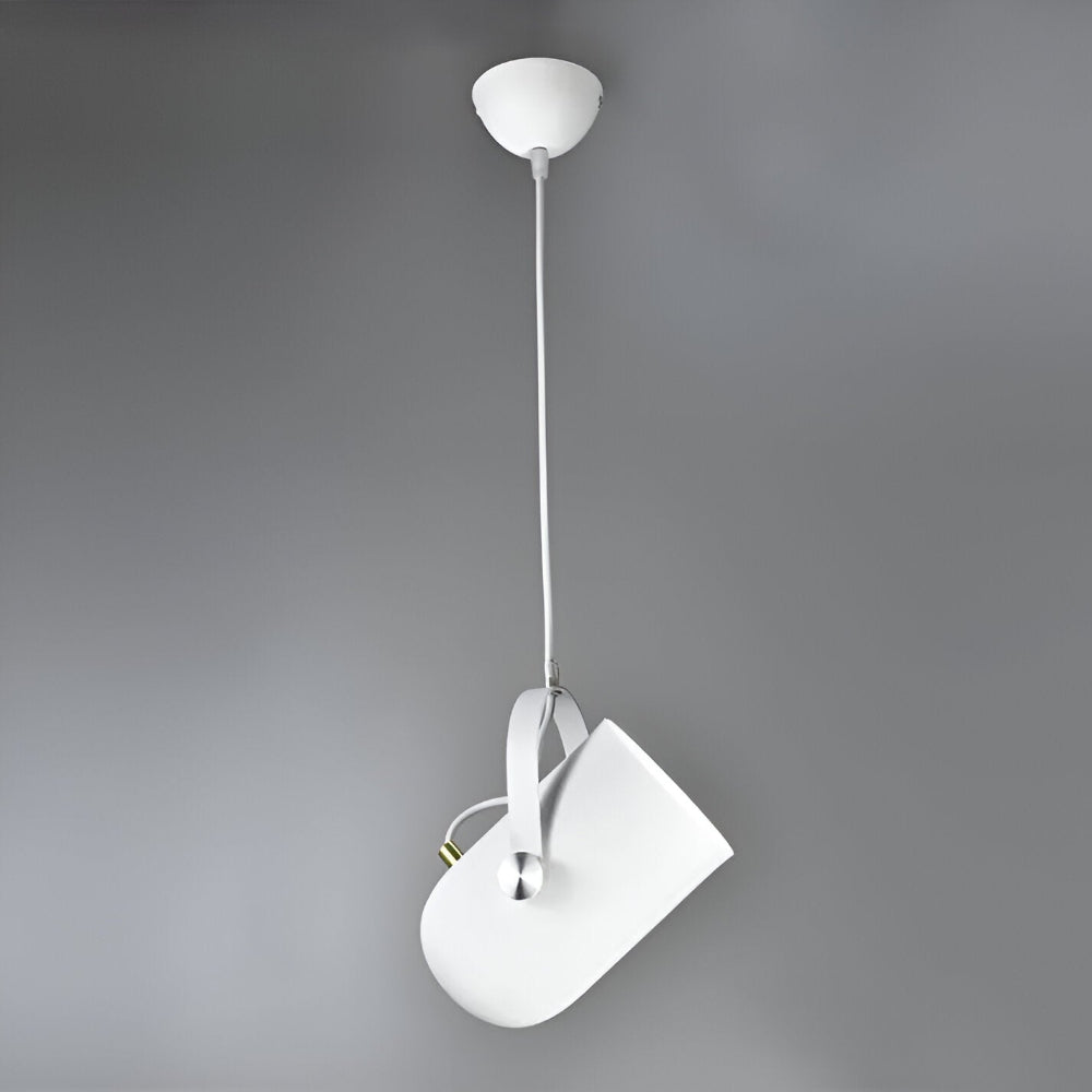 Justerbar pendellampe i aluminium – nordisk design til spisebord