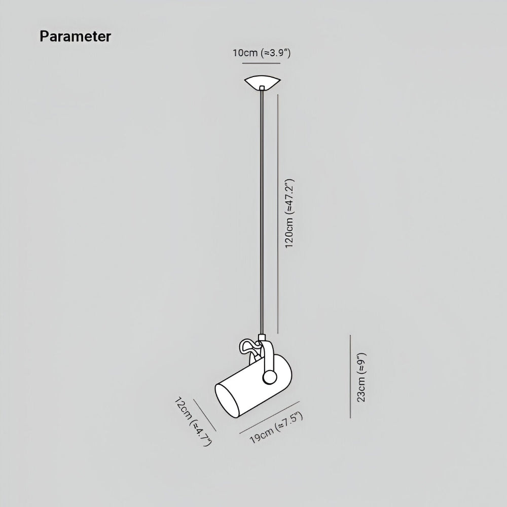 Justerbar pendellampe i aluminium – nordisk design til spisebord