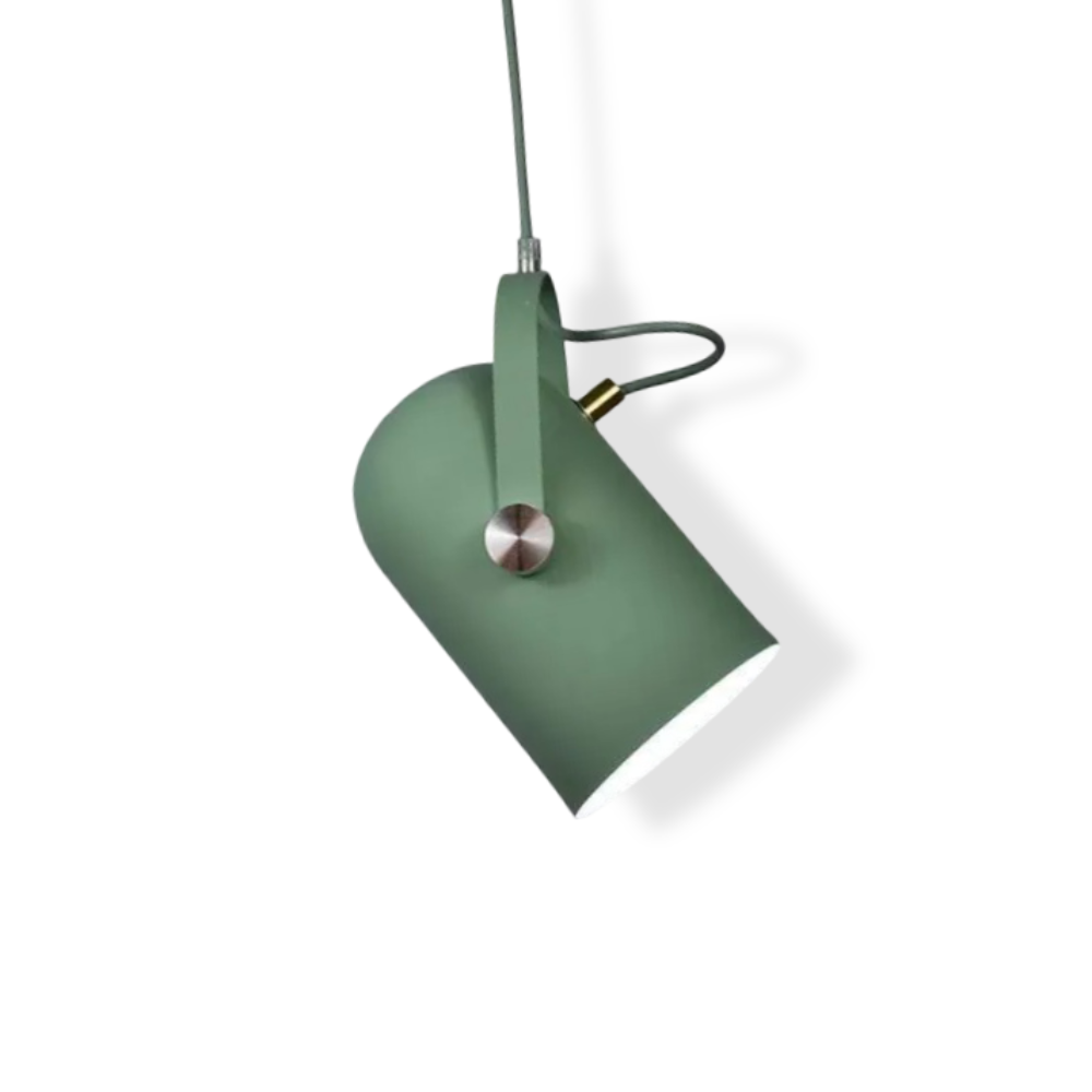 Justerbar pendellampe i aluminium – nordisk design til spisebord