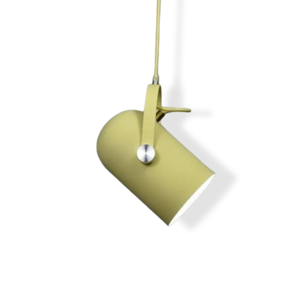 Justerbar pendellampe i aluminium – nordisk design til spisebord