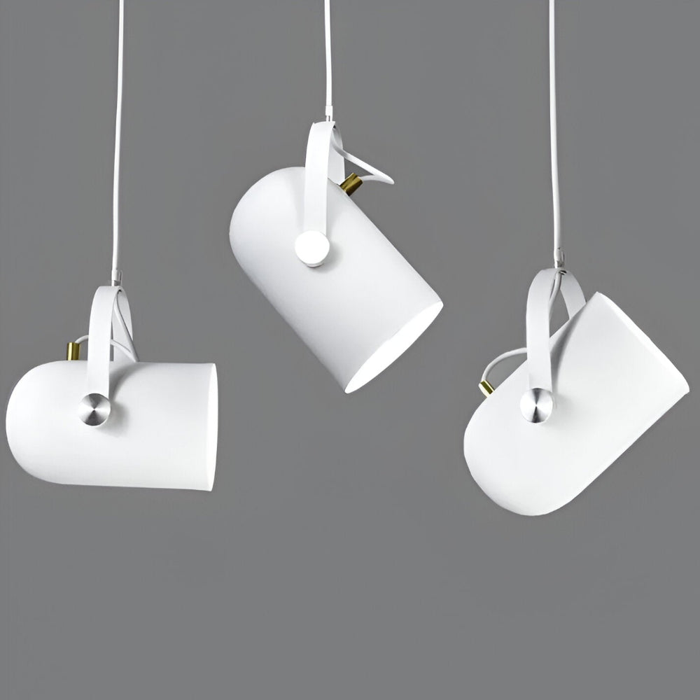 Justerbar pendellampe i aluminium – nordisk design til spisebord
