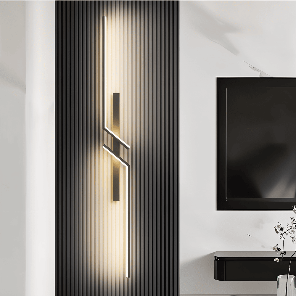 Minimalistisk LED væglampe i moderne stripdesign – stilfuld belysning