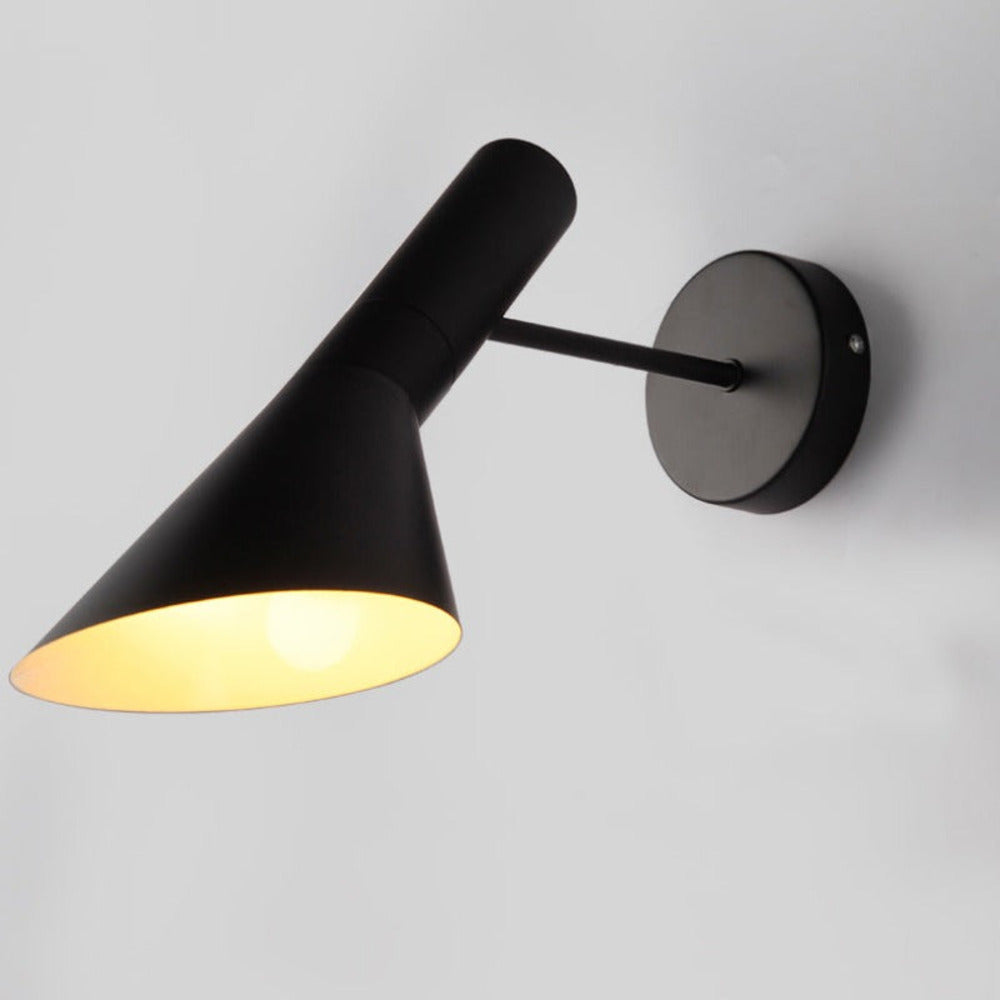 Justerbar sort LED væglampe – moderne væglampe til stue og soveværelse