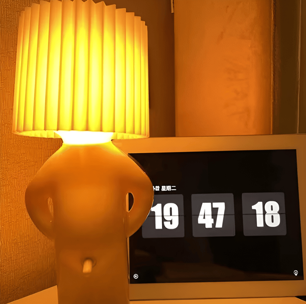 LED bordlampe med figurdesign – kreativ og hyggelig belysning