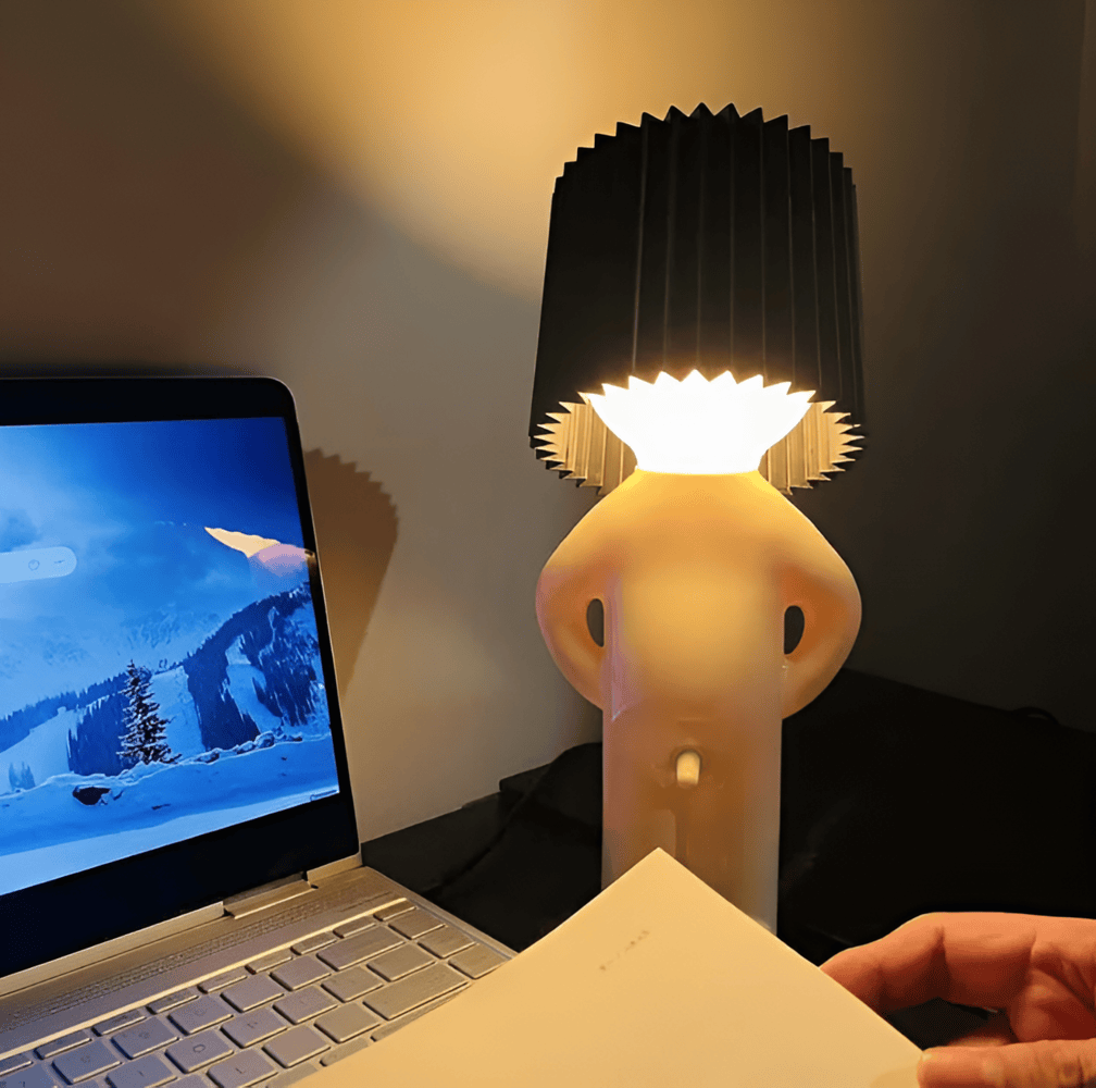 LED bordlampe med figurdesign – kreativ og hyggelig belysning