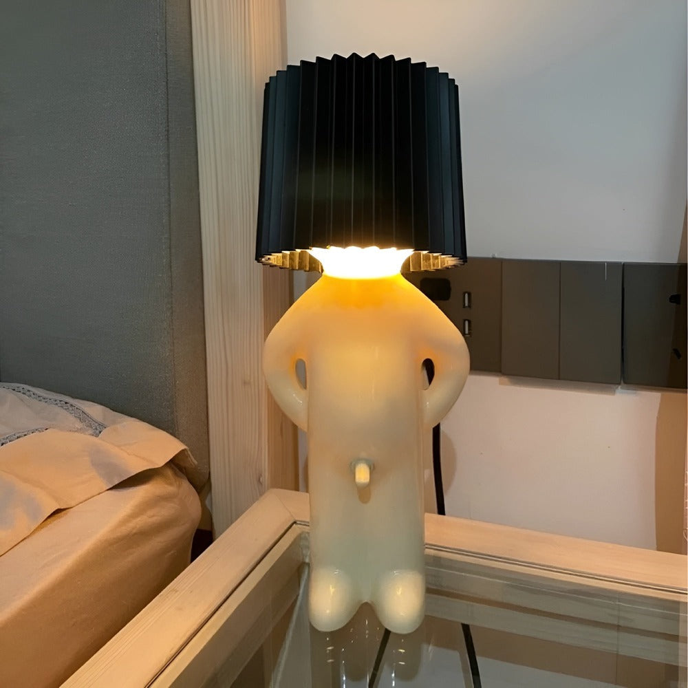 LED bordlampe med figurdesign – kreativ og hyggelig belysning