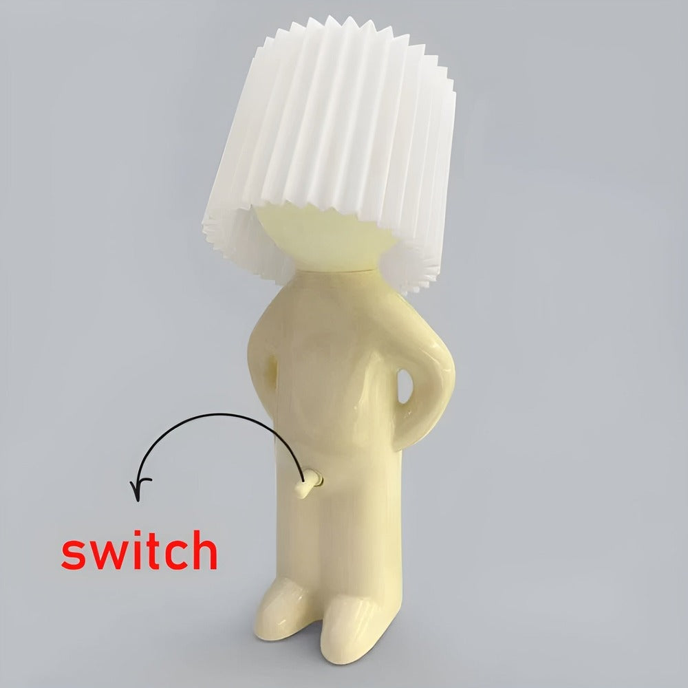 LED bordlampe med figurdesign – kreativ og hyggelig belysning