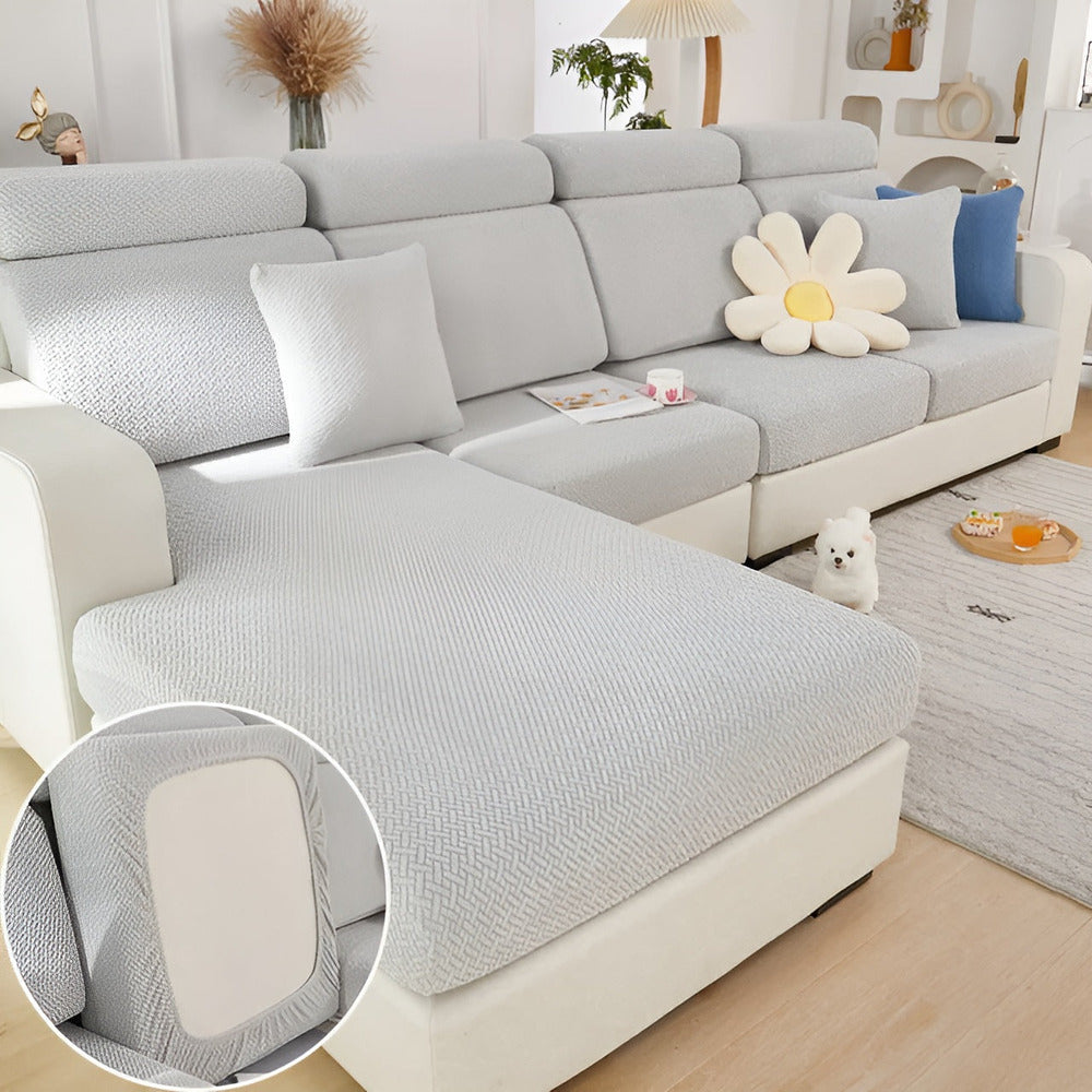 Elastisk sofaovertræk med 360° beskyttelse