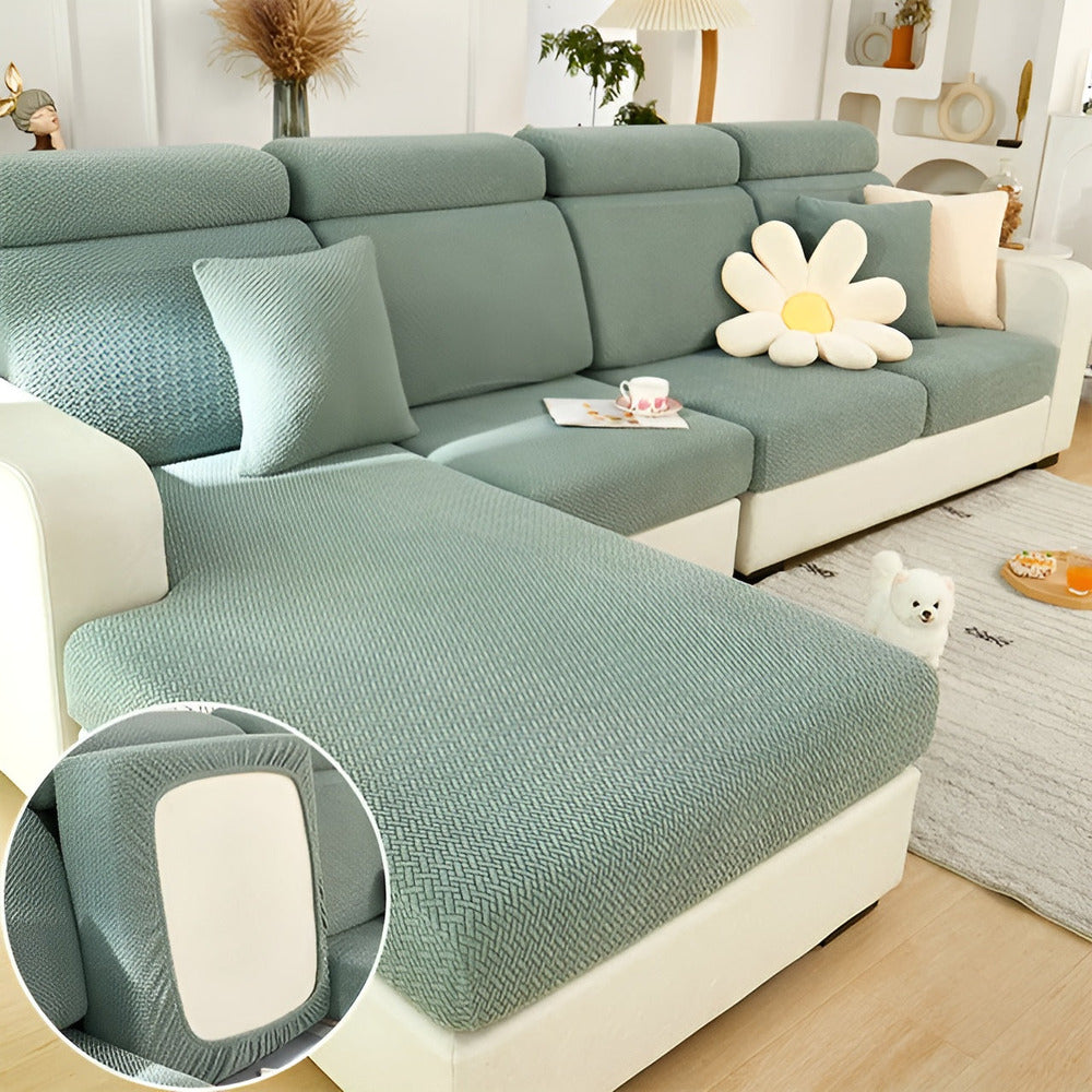 Elastisk sofaovertræk med 360° beskyttelse