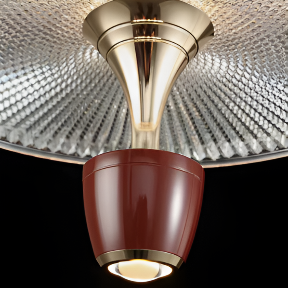 Elegant akrylpendellampe med varmt LED-lys