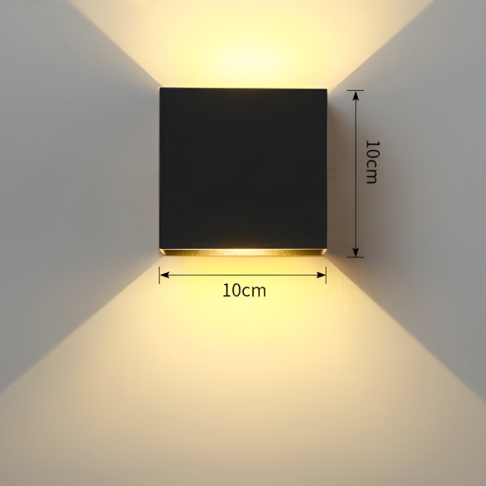 Nordivex – Moderne Nordisk LED Væglampe i Aluminium & Akryl