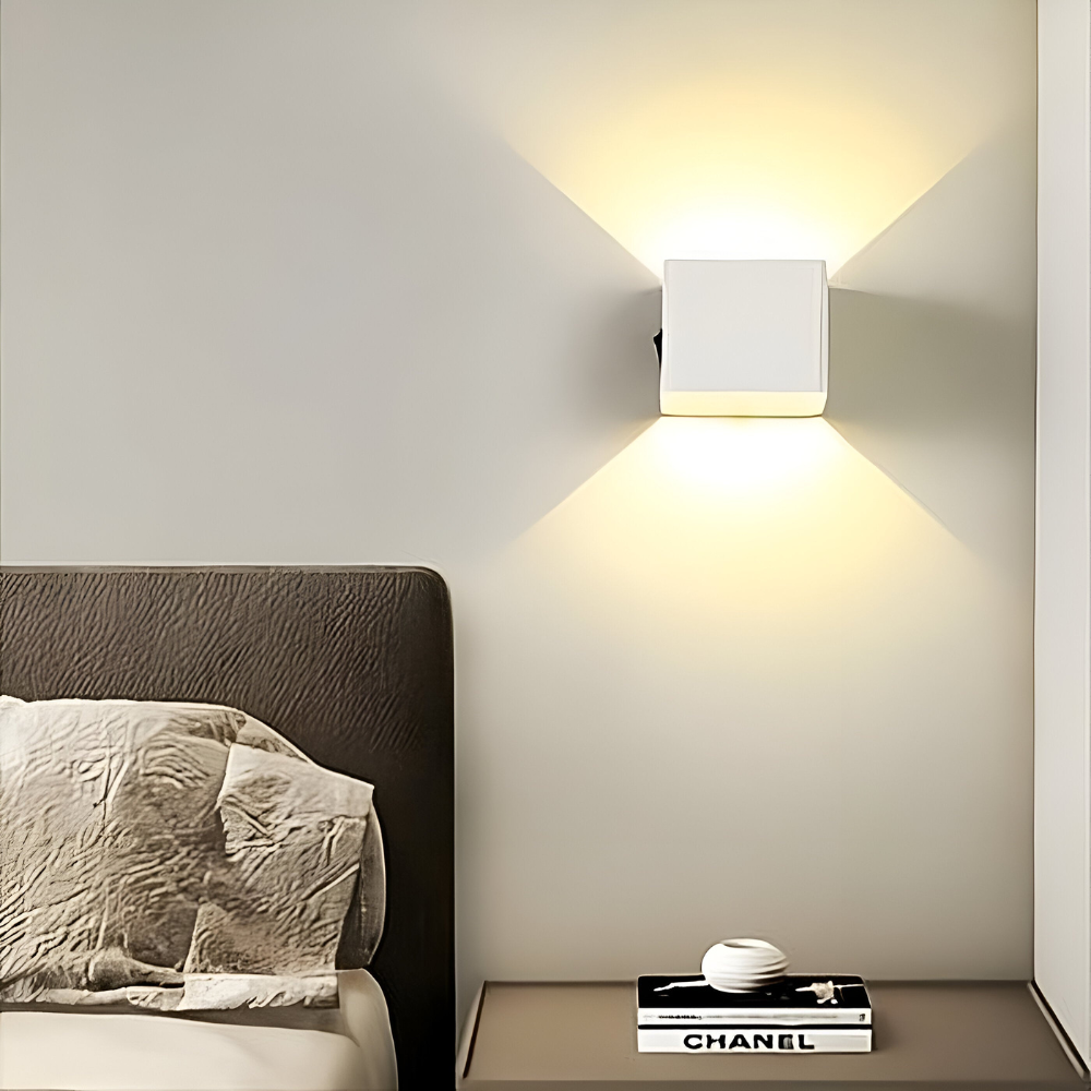 Nordivex – Moderne Nordisk LED Væglampe i Aluminium & Akryl