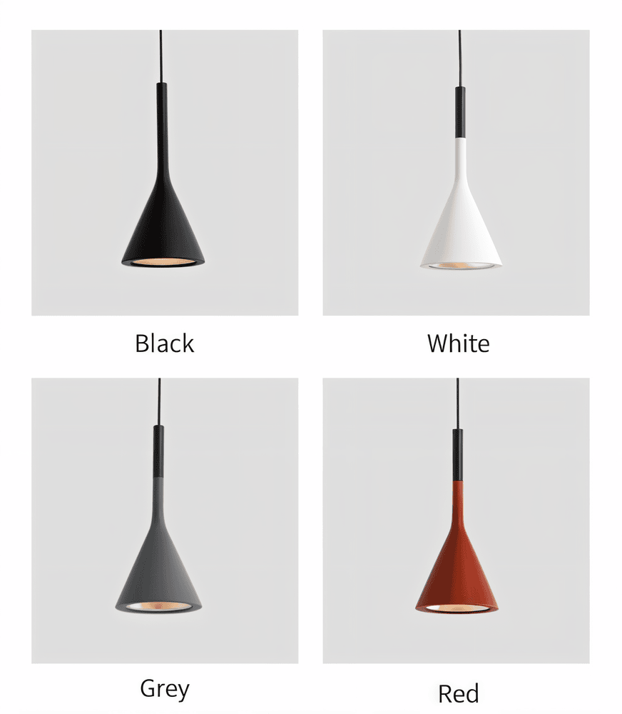 Konisk pendellampe i nordisk design – moderne loftlampe