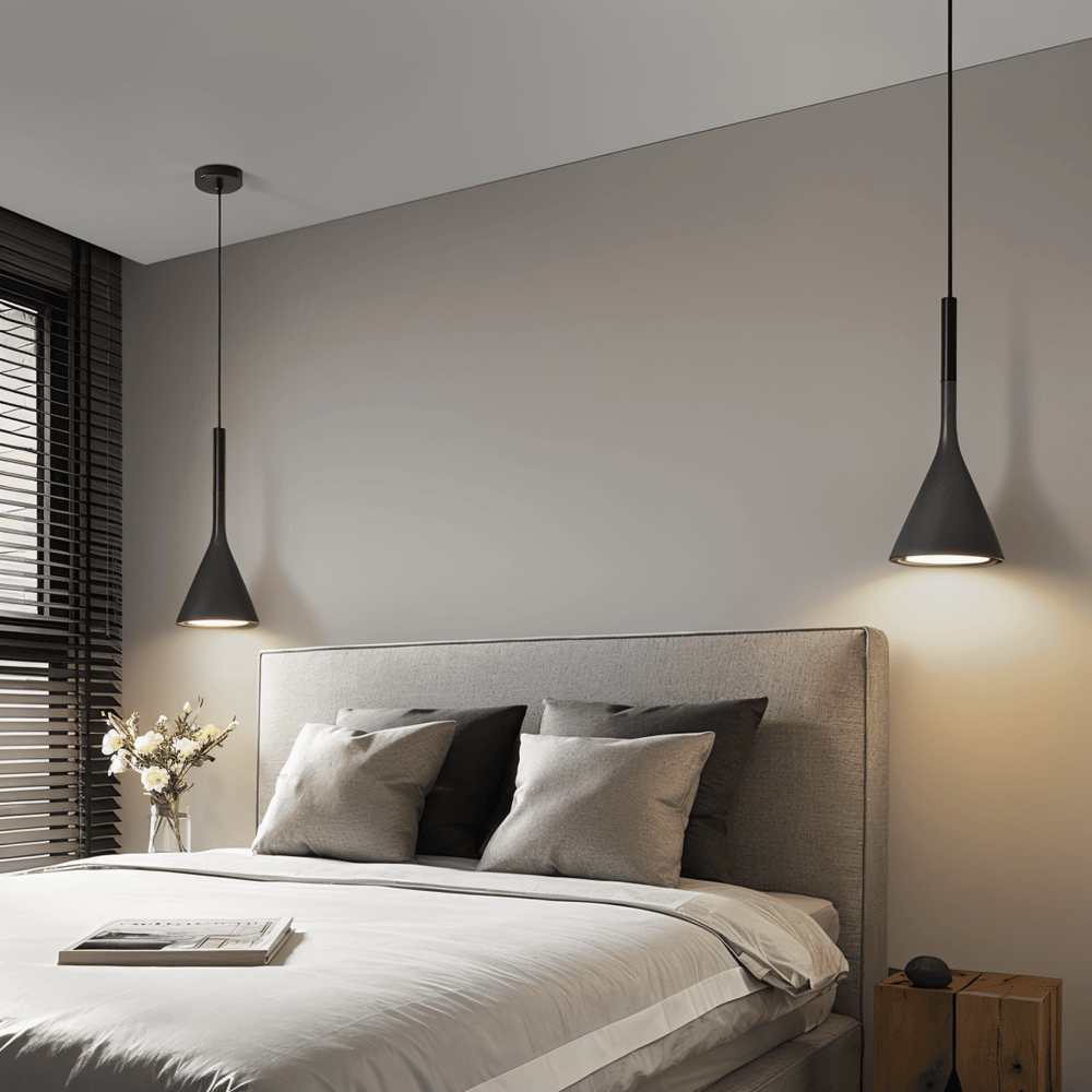 Konisk pendellampe i nordisk design – moderne loftlampe