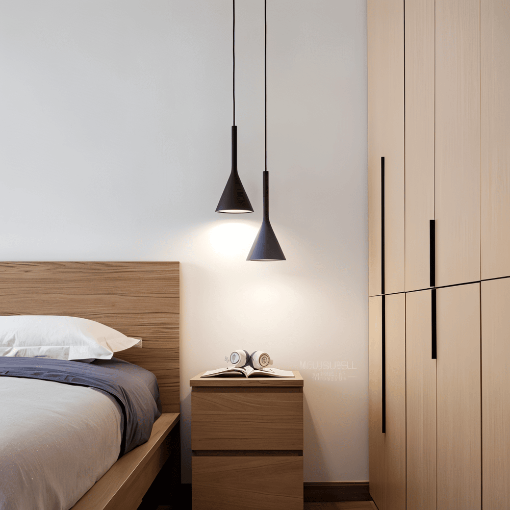 Konisk pendellampe i nordisk design – moderne loftlampe