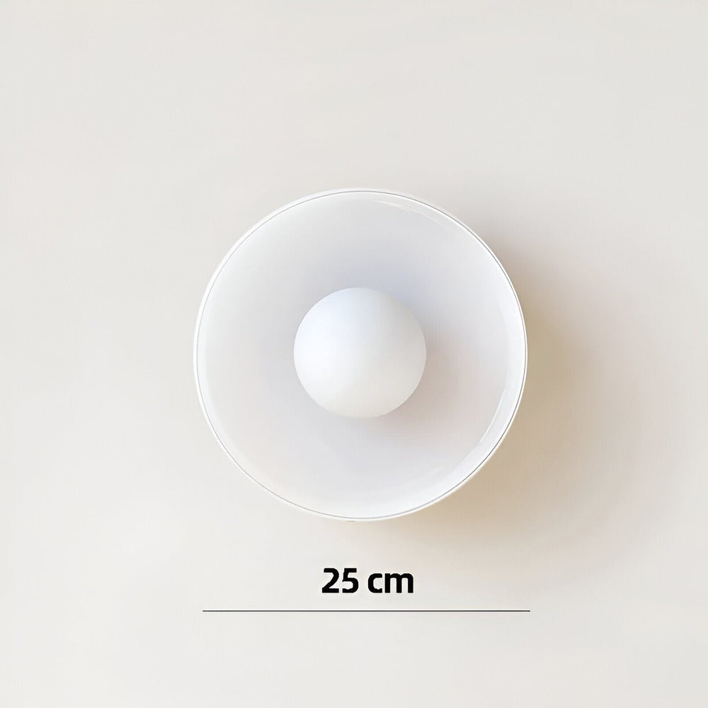 Solvéra – Nordisk Loftlampe i Glas med Orange Design