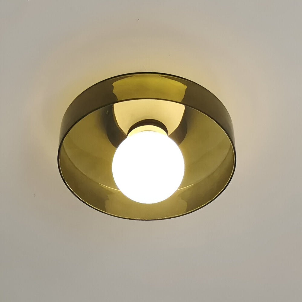 Solvéra – Nordisk Loftlampe i Glas med Orange Design