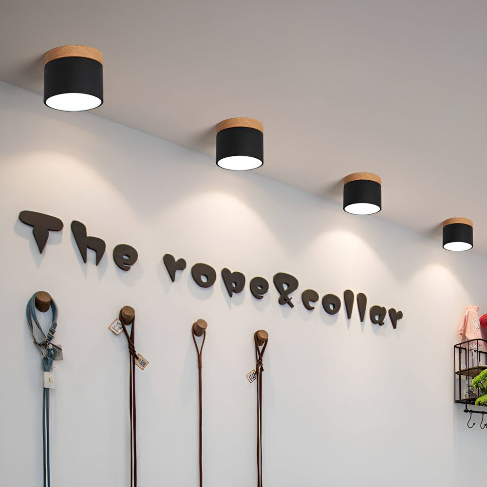 Coloryn Tube Loftlampe – Farverig Cylinder Loftlampe i Retro Minimalistisk Design