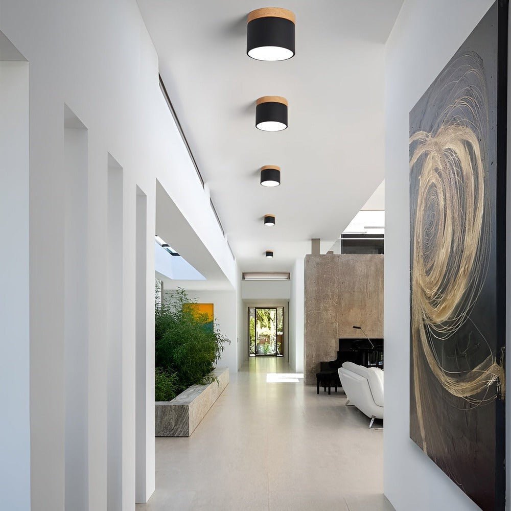 Coloryn Tube Loftlampe – Farverig Cylinder Loftlampe i Retro Minimalistisk Design