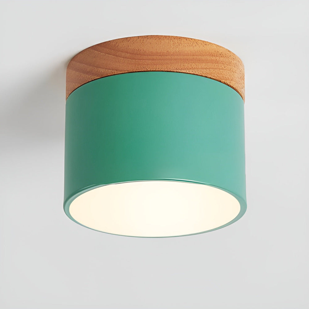 Coloryn Tube Loftlampe – Farverig Cylinder Loftlampe i Retro Minimalistisk Design