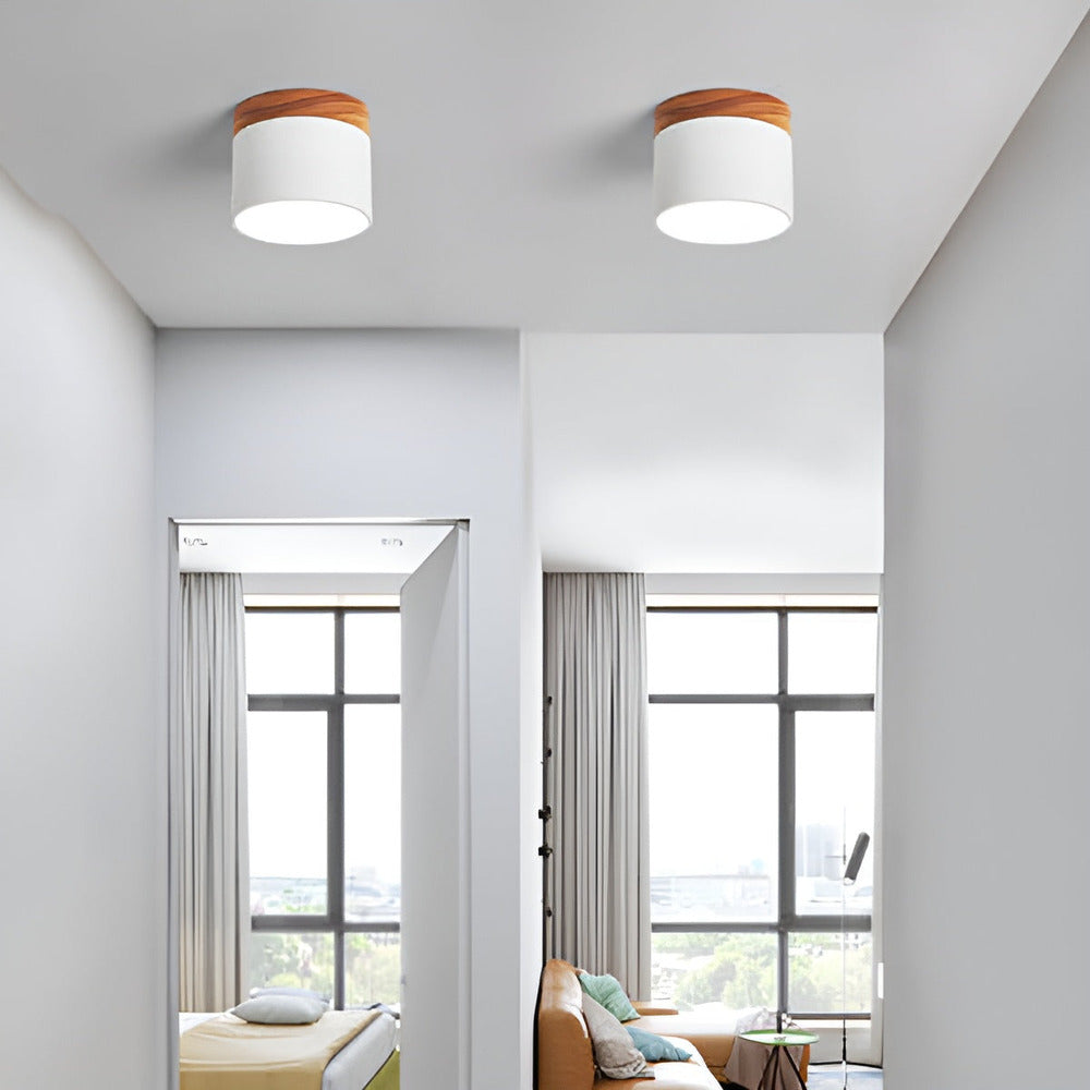 Coloryn Tube Loftlampe – Farverig Cylinder Loftlampe i Retro Minimalistisk Design