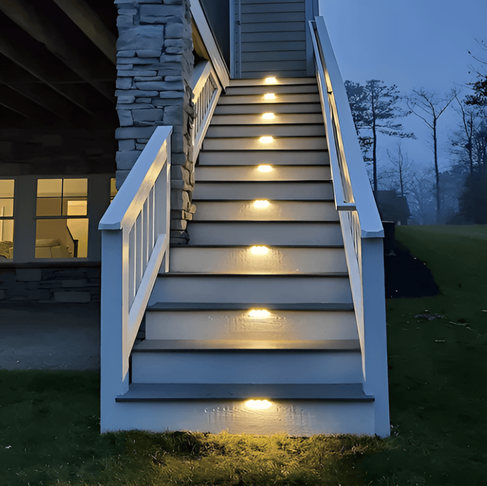 LED solcelle trappelys til udendørs brug (2/4/8 stk)