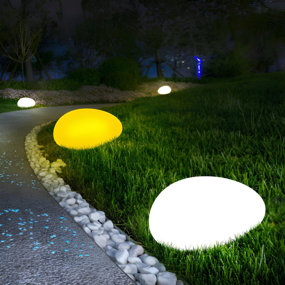 Rocklume – Naturtro LED Stenlampe til Haven med Solenergi