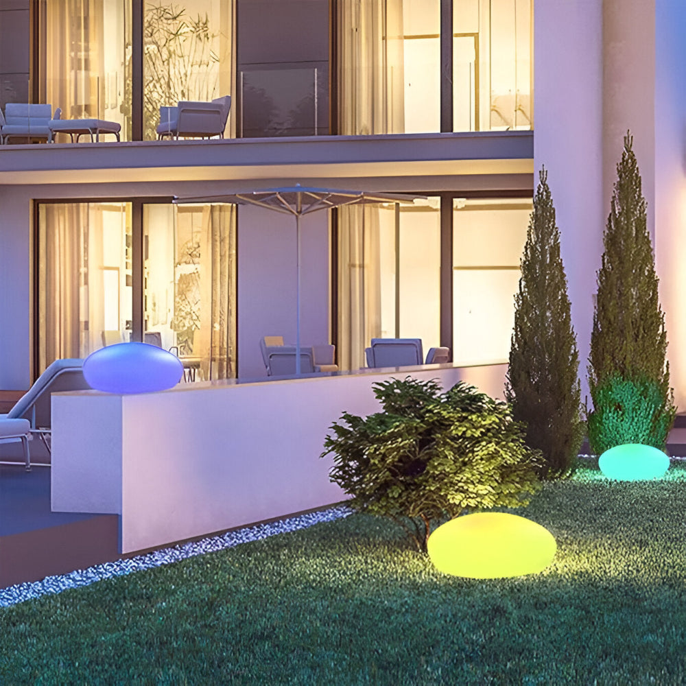 Rocklume – Naturtro LED Stenlampe til Haven med Solenergi