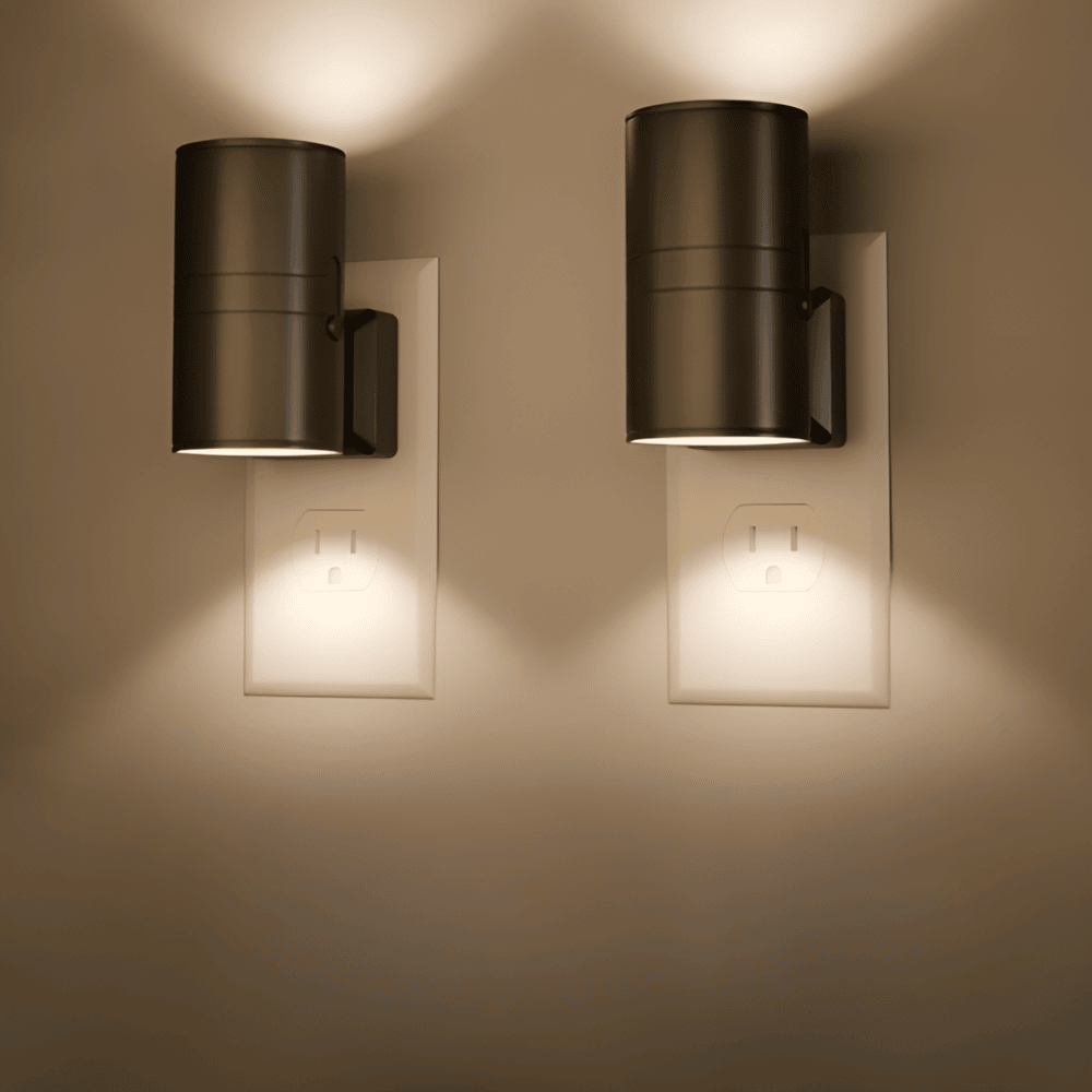 Lumora Udendørs Væglampe – Dæmpbar LED Væglampe med Plug-in Design