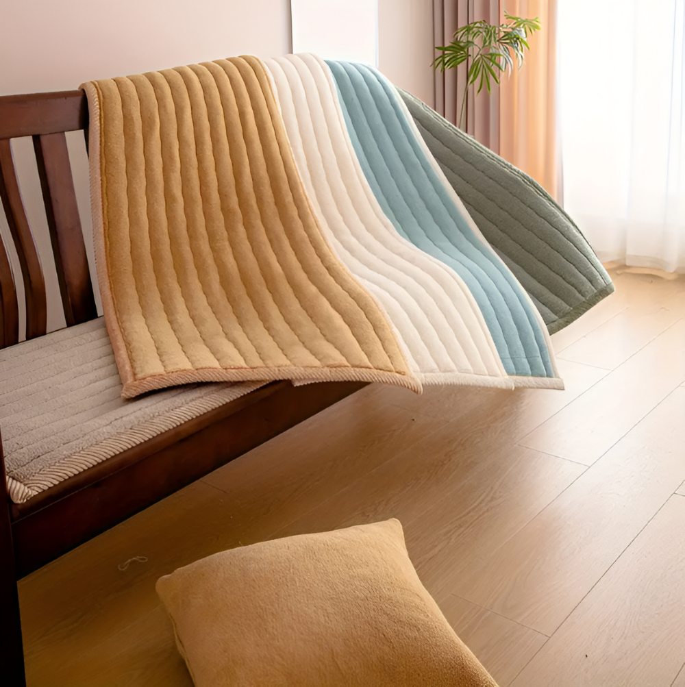 Blødt skridsikkert sofaovertræk – kæledyrsvenligt polyesterdesign