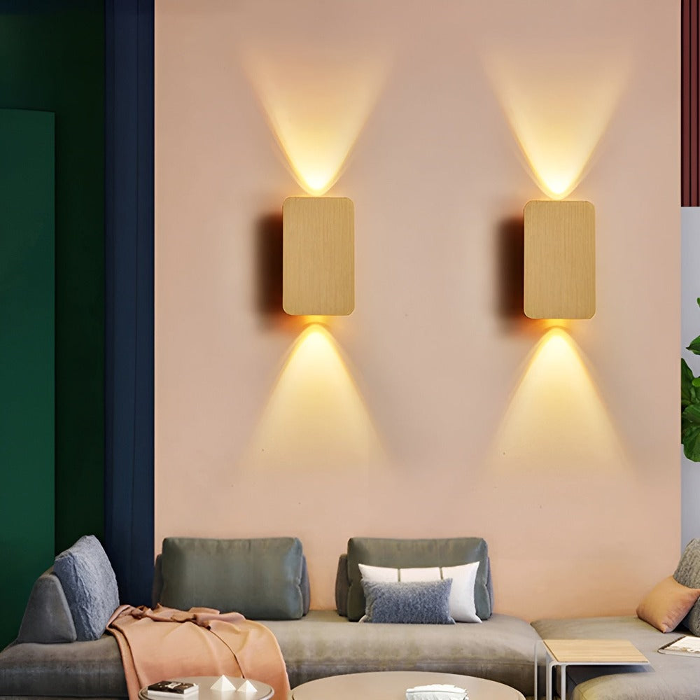 LineaCore – Infälld LED Vägglampa i Rektangulär Minimalistisk Design