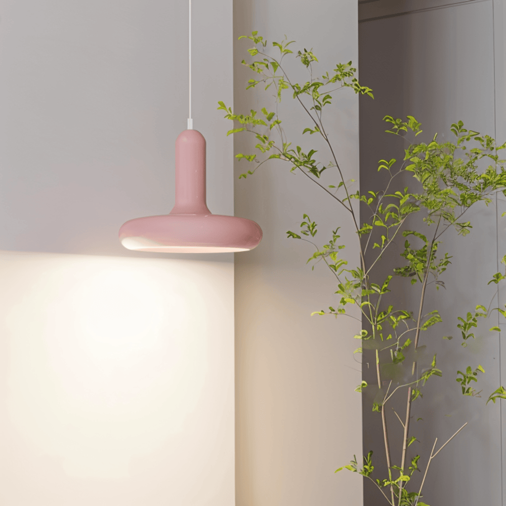 Farverig Bauhaus pendellampe – retro loftlampe i macaron stil