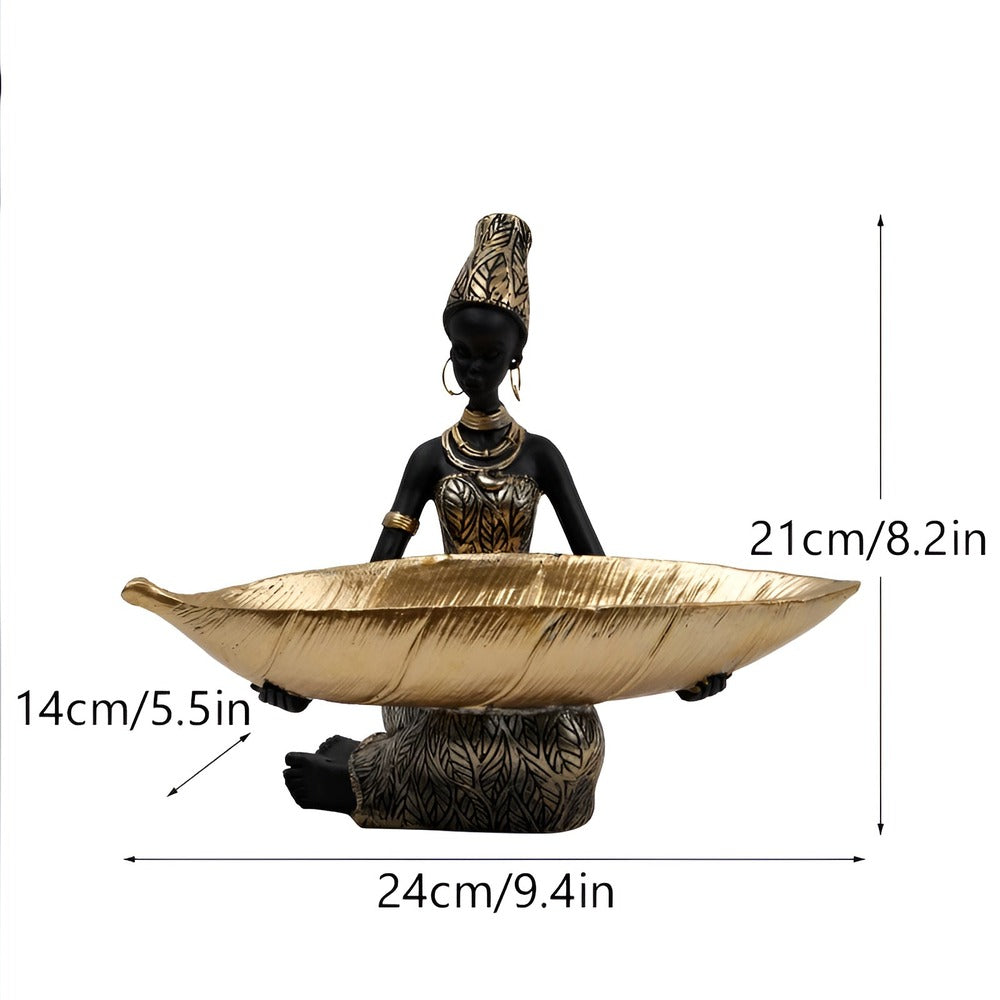 Nøgleholder figur i resin – dekorativ opbevaring til entré
