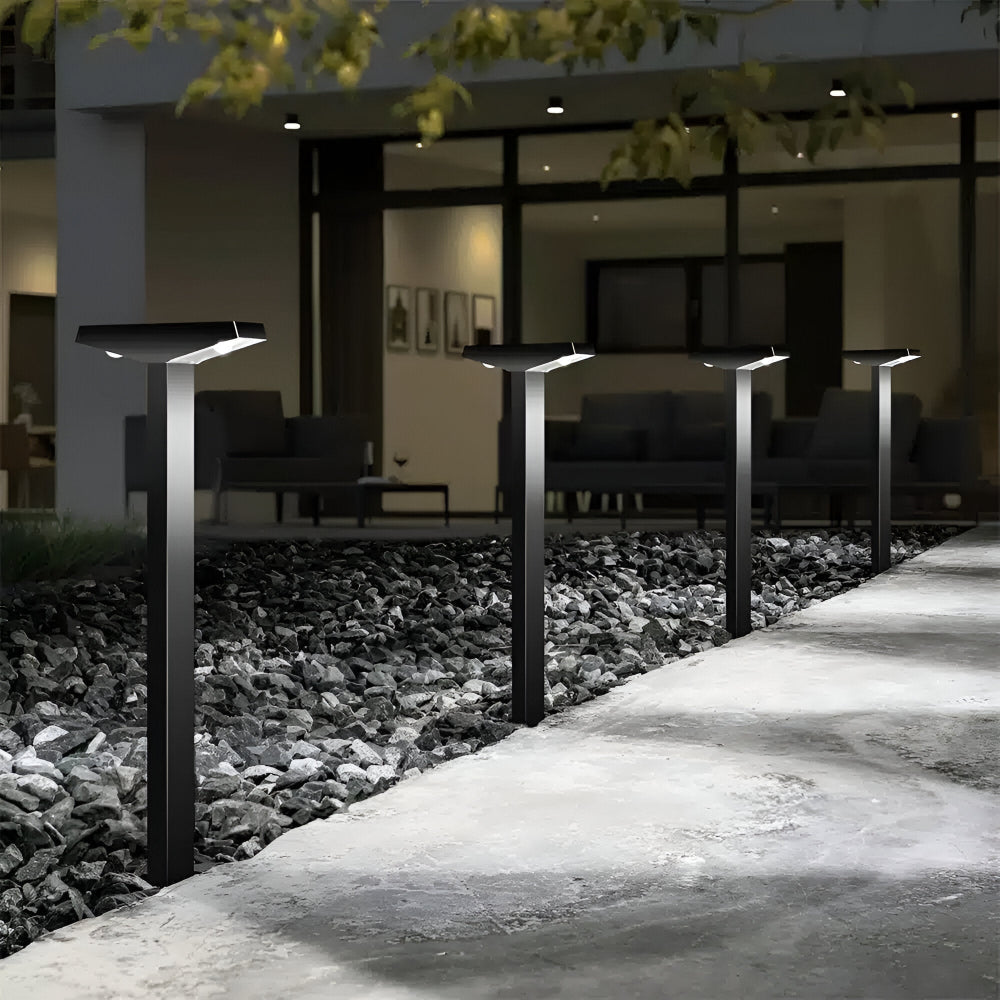 TerraBeam Glow – Solcellsbelysning i T-Design (4-Pack) för Trädgård & Terrass