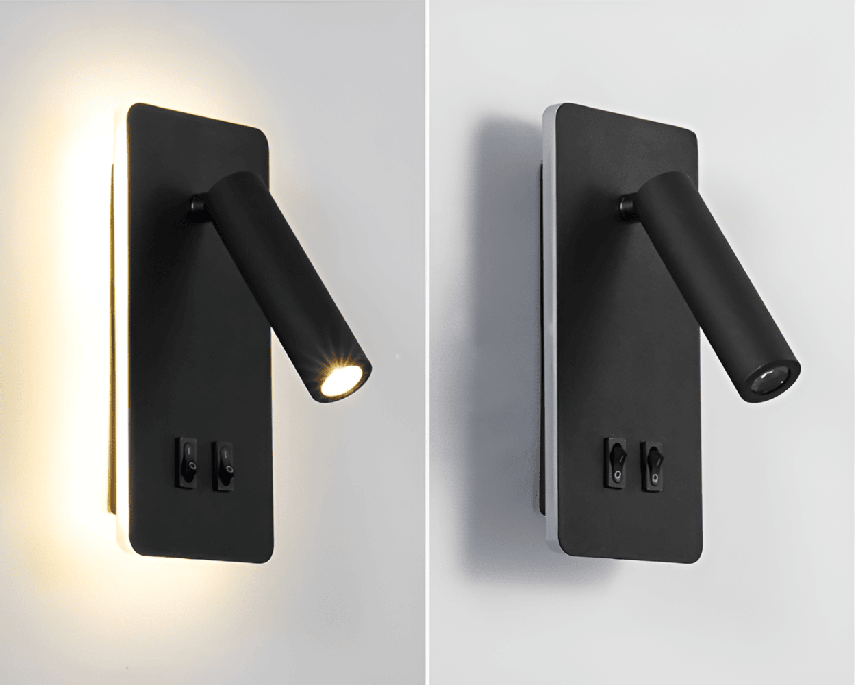 FlexiBeam Væglampe – Minimalistisk Cylinderlampe med 330° Rotation