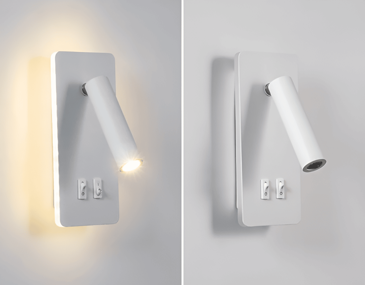 FlexiBeam Væglampe – Minimalistisk Cylinderlampe med 330° Rotation